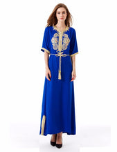 Load image into Gallery viewer, Long Oriental Dress  Moroccan Style Kaftan