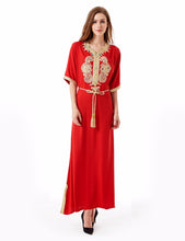 Load image into Gallery viewer, Long Oriental Dress  Moroccan Style Kaftan