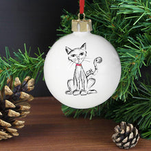 Load image into Gallery viewer, Personalised Cat Bauble