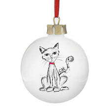 Load image into Gallery viewer, Personalised Cat Bauble