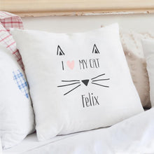 Load image into Gallery viewer, Personalised Cat Features Cushion Cover