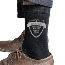 Load image into Gallery viewer, Personalised Classic Shield Men&#39;s Socks