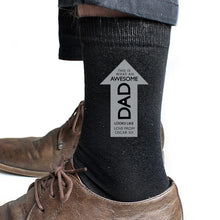 Load image into Gallery viewer, Personalised Awesome Dad Men&#39;s Socks