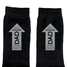 Load image into Gallery viewer, Personalised Awesome Dad Men&#39;s Socks