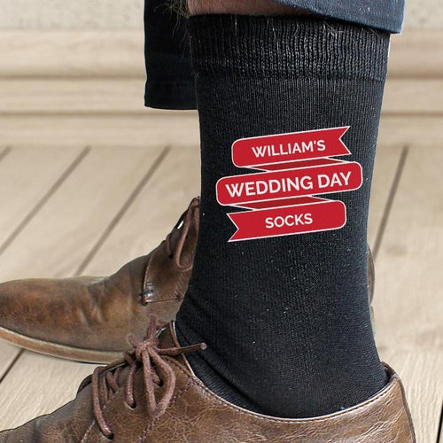 Personalised Banner Design Men's Socks