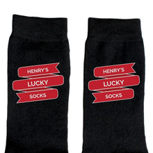 Load image into Gallery viewer, Personalised Banner Design Men&#39;s Socks