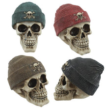 Load image into Gallery viewer, Gruesome Skull Beanie Hat Ornament