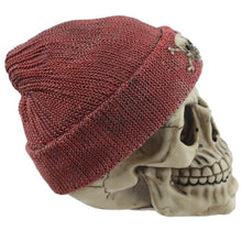 Load image into Gallery viewer, Gruesome Skull Beanie Hat Ornament
