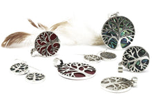 Load image into Gallery viewer, Tree of Life Silver Earrings
