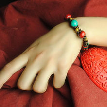 Load image into Gallery viewer, Ethnic Tibetan Bracelet &amp; Bangle Pineapple Knots-Handmade