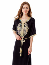 Load image into Gallery viewer, Long Oriental Dress  Moroccan Style Kaftan