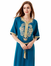 Load image into Gallery viewer, Long Oriental Dress  Moroccan Style Kaftan