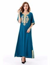 Load image into Gallery viewer, Long Oriental Dress  Moroccan Style Kaftan