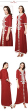 Load image into Gallery viewer, Moroccan Kaftan Women Long Dress Embroidery Ethnic Dress