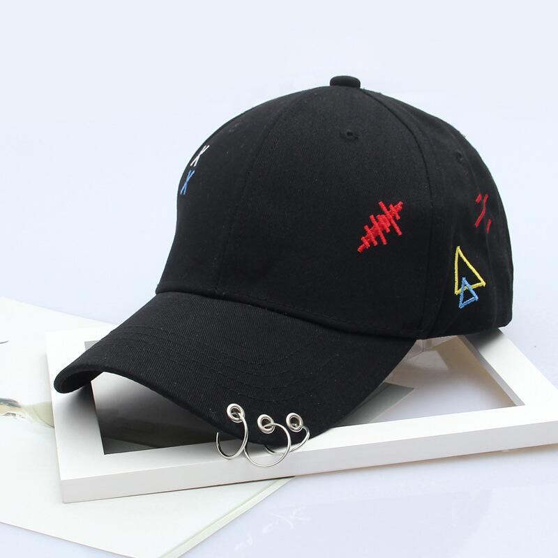 "GEOMETRIC PIERCED" CAPS