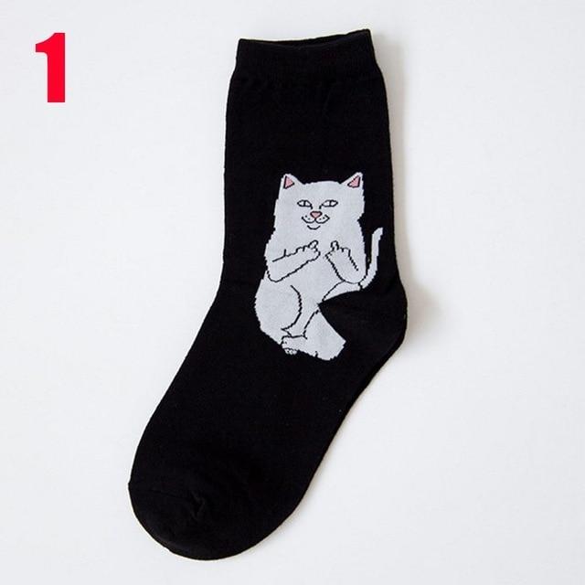 Funny Alien Face Unisex Crew Socks