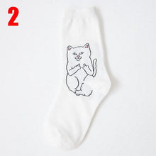 Load image into Gallery viewer, Funny Alien Face Unisex Crew Socks