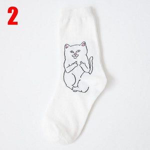 Funny Alien Face Unisex Crew Socks