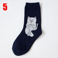 Load image into Gallery viewer, Funny Alien Face Unisex Crew Socks