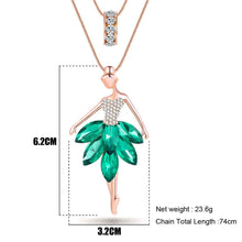 Load image into Gallery viewer, Ballerina/Fairy Angel  Necklace Chain Pendant