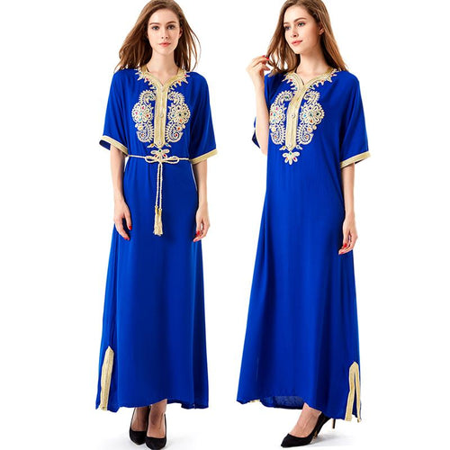Long Oriental Dress  Moroccan Style Kaftan