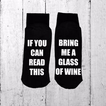 Load image into Gallery viewer, Unisex Cotton Socks&#39; IF YOU CAN READ THIS&#39;Thermal Warm Socks