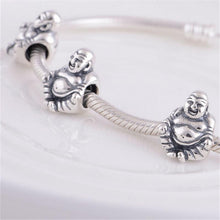 Load image into Gallery viewer, 925 Sterling Silver Happy Buddha Charm
