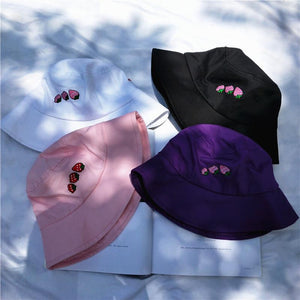 &quot;STRAWBERRY&quot; BUCKET HATS