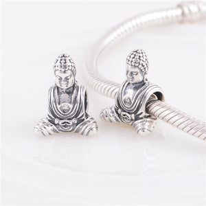 925 Sterling Silver Buddha Lucky Charm