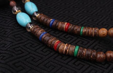 Load image into Gallery viewer, Tibetan Horn Pendant Sandalwood Handmade Necklace