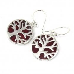 Tree of Life Silver Earrings