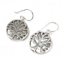 Load image into Gallery viewer, Tree of Life Silver Earrings