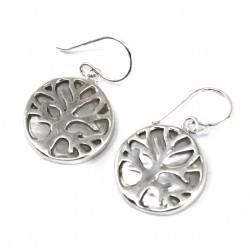 Tree of Life Silver Earrings